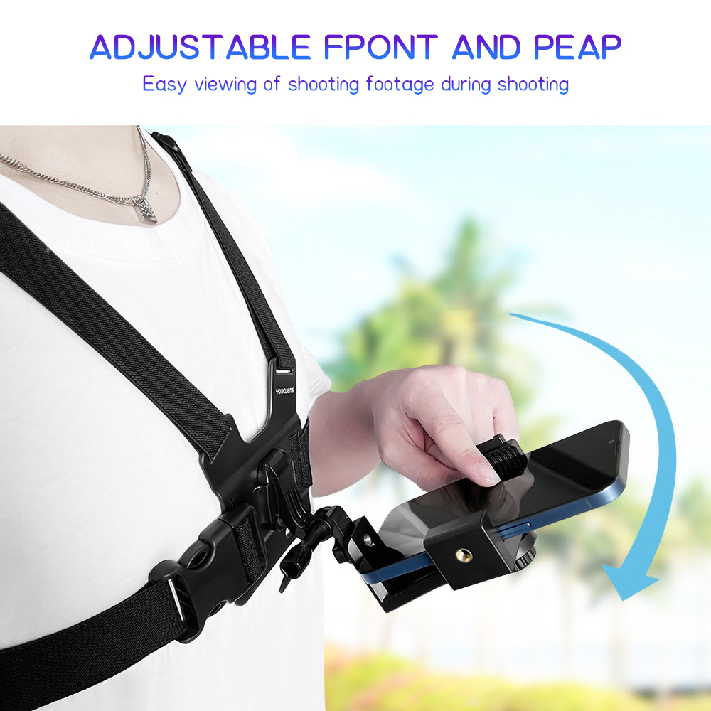 Standing Desk - Chest Mount Phone Strap Holder Adjustable