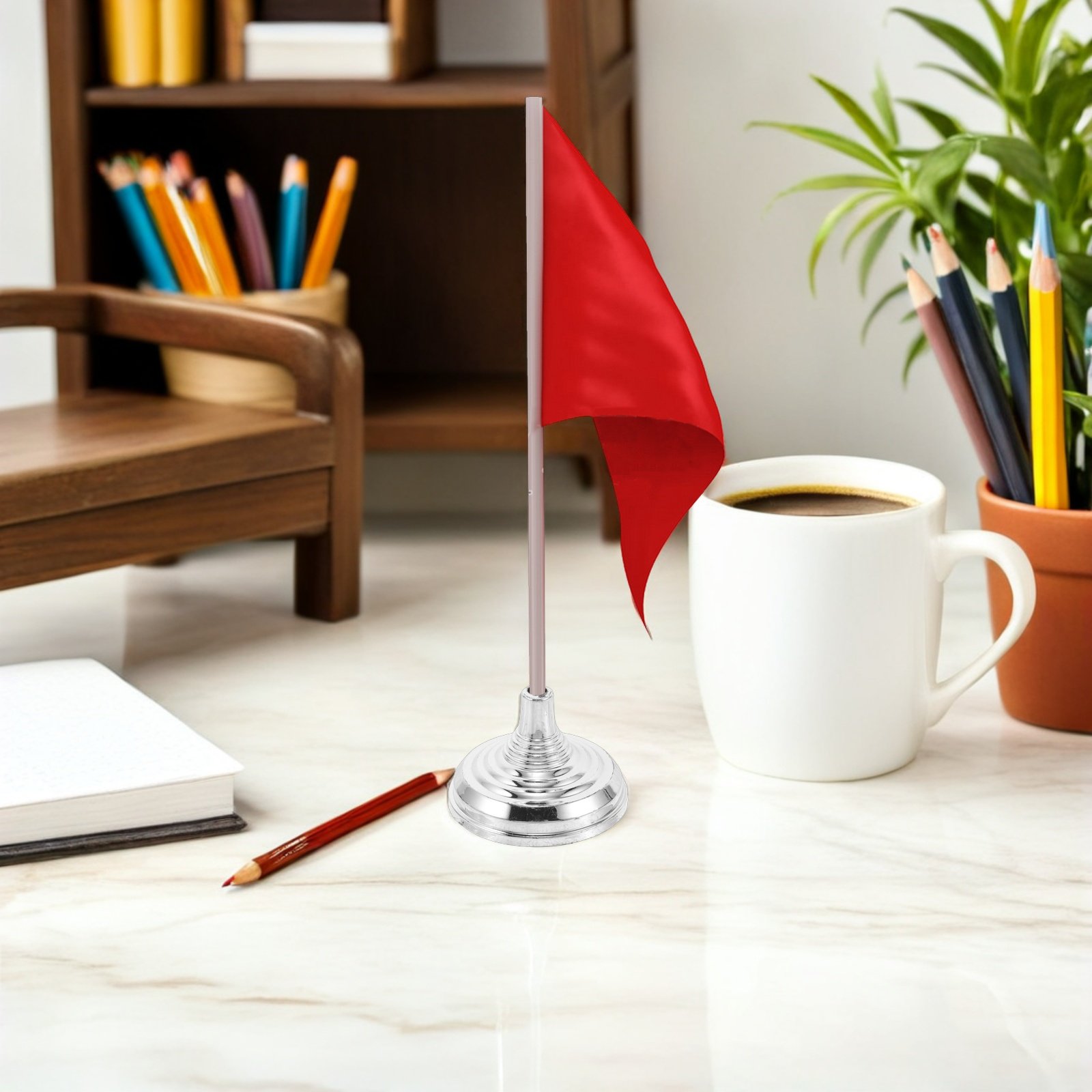 12Pcs Silver Mini Desk Flag St - огляд і ціна Office Furniture Brands