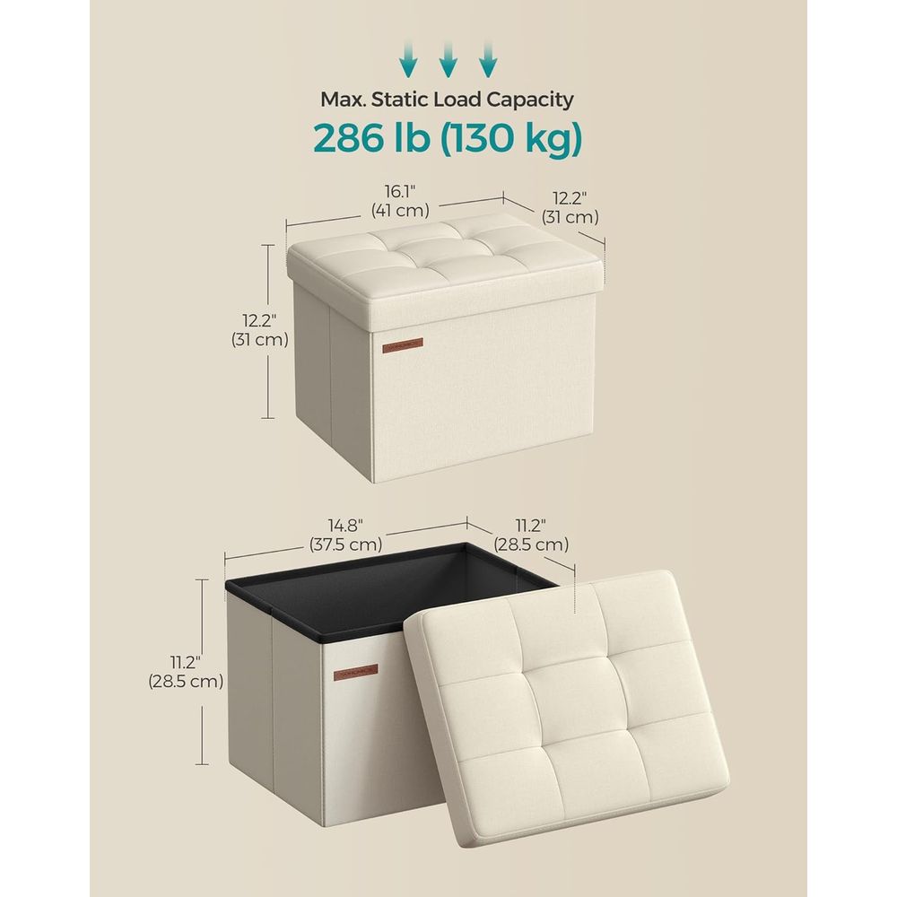 Compact Storage Ottoman, Footr - огляд і ціна Office Stool