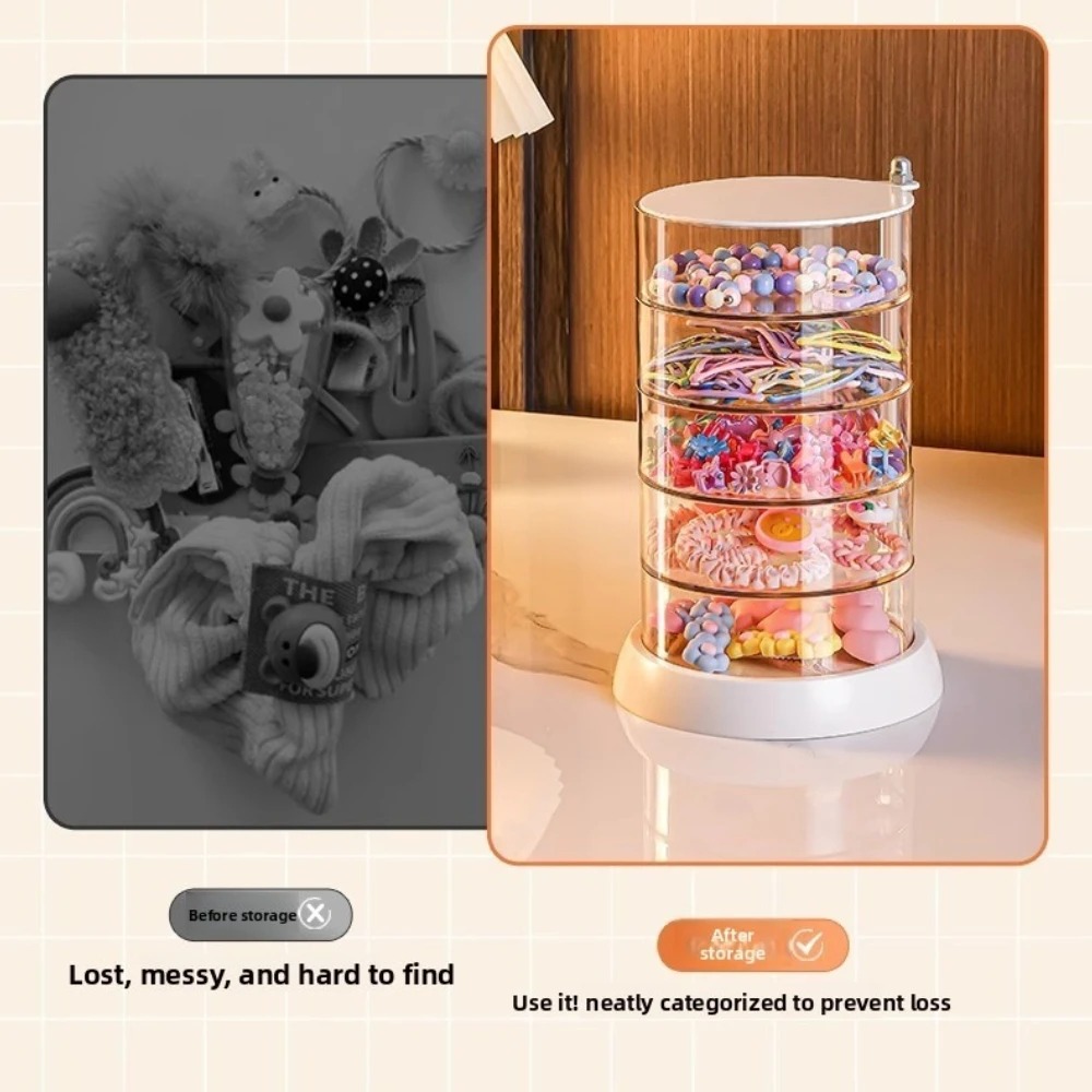 360 Rotating Clear Hair Access - огляд і ціна Desk Organizer
