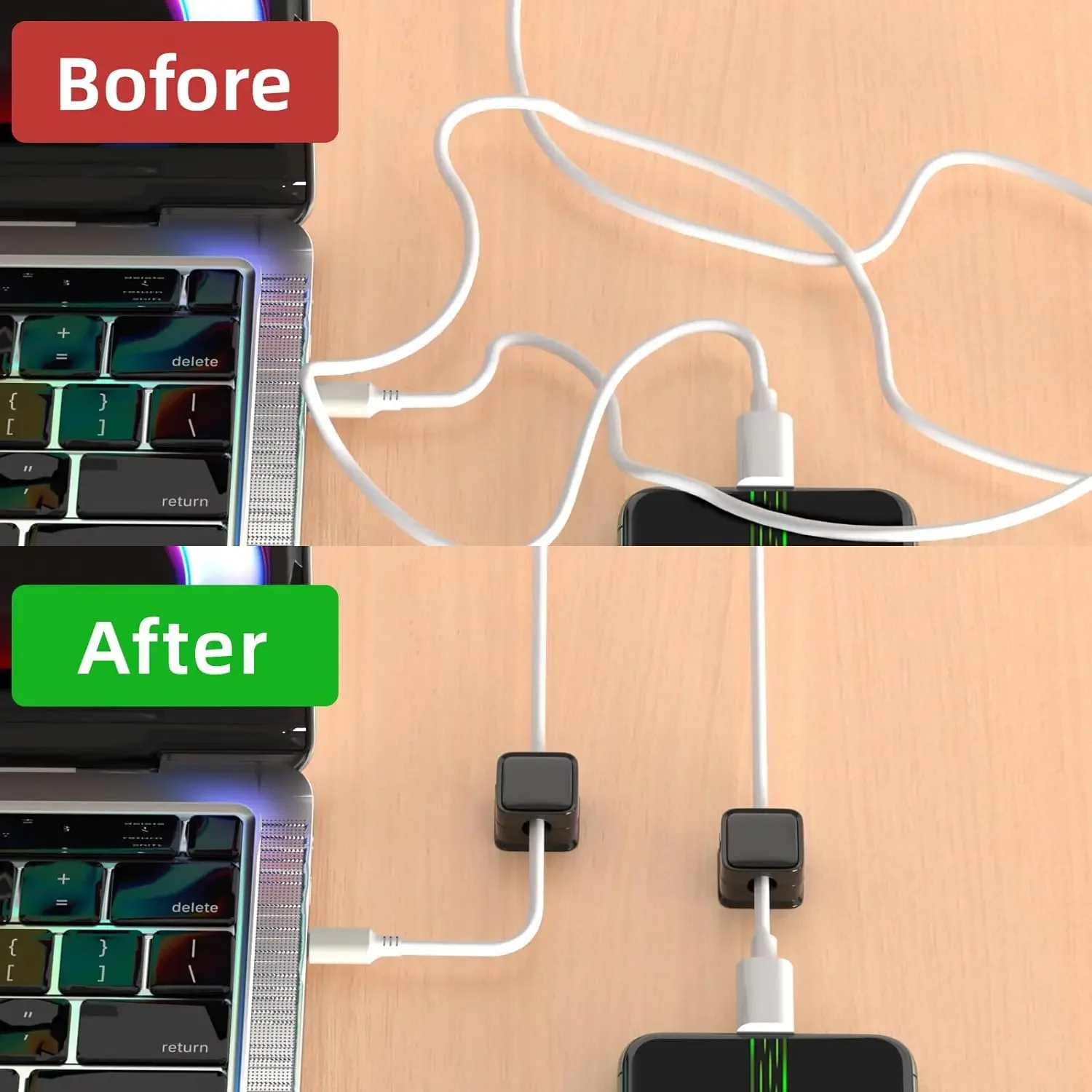 Mini Cable Organizer Holder Ma - огляд і ціна Desk Organizer