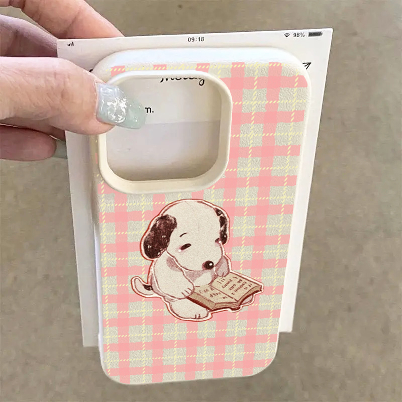 Cute Vintage Book Dog Litchi P - огляд і ціна Bookshelf