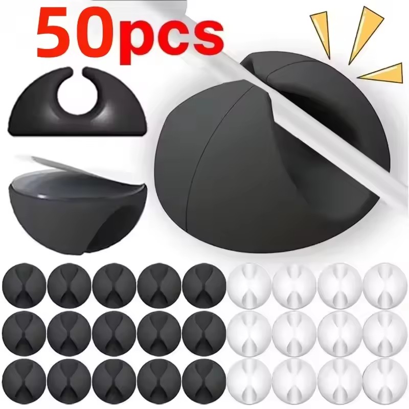 5/50Pcs Mini Cable Winder Orga - огляд і ціна Desk Organizer