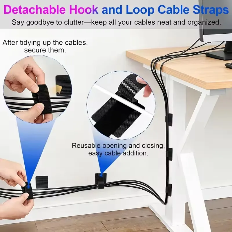 4-40 Sets Cable Management Und - огляд і ціна Desk Organizer