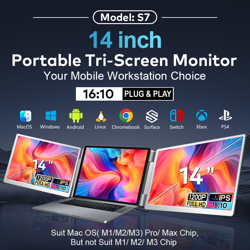 Dual Screen Display Portable L - огляд і ціна Monitor Stand