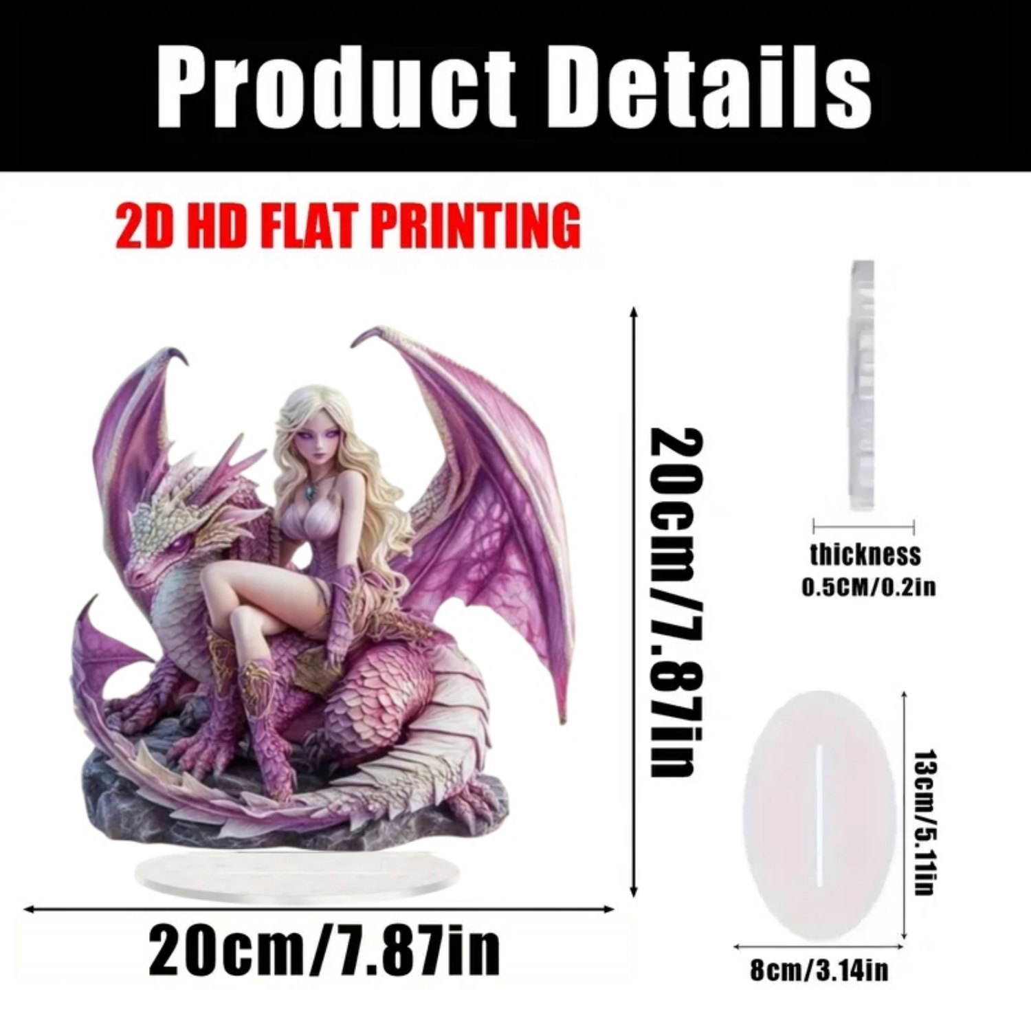 Fairy Statue,2D Flat Acrylic P - огляд і ціна Office Furniture Brands