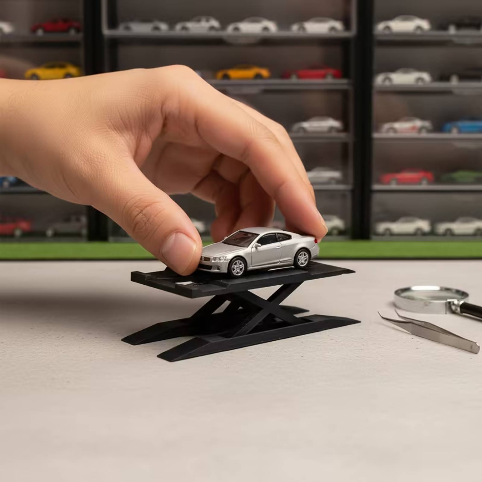 Model Car Display Rack Double- - огляд і ціна Standing Desk