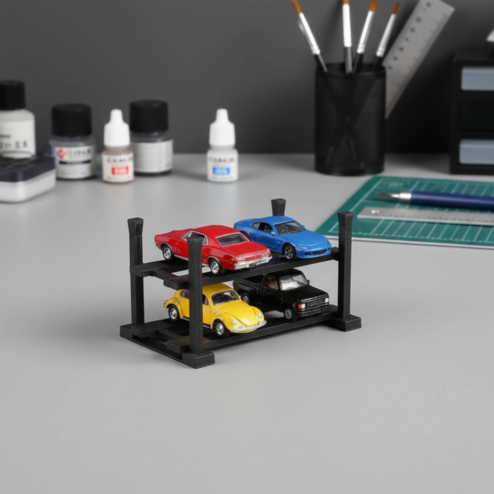 Model Car Display Rack Double- - огляд і ціна Standing Desk