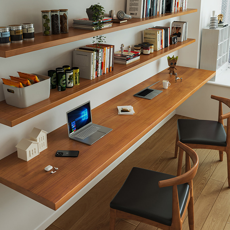 Nordic Solid Wood Desk with Bo - огляд і ціна Bookshelf