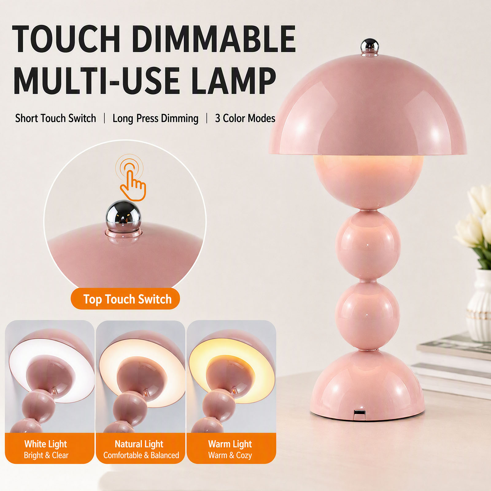 Vintage Mushroom Table Lamp US - огляд і ціна Desk Lamp