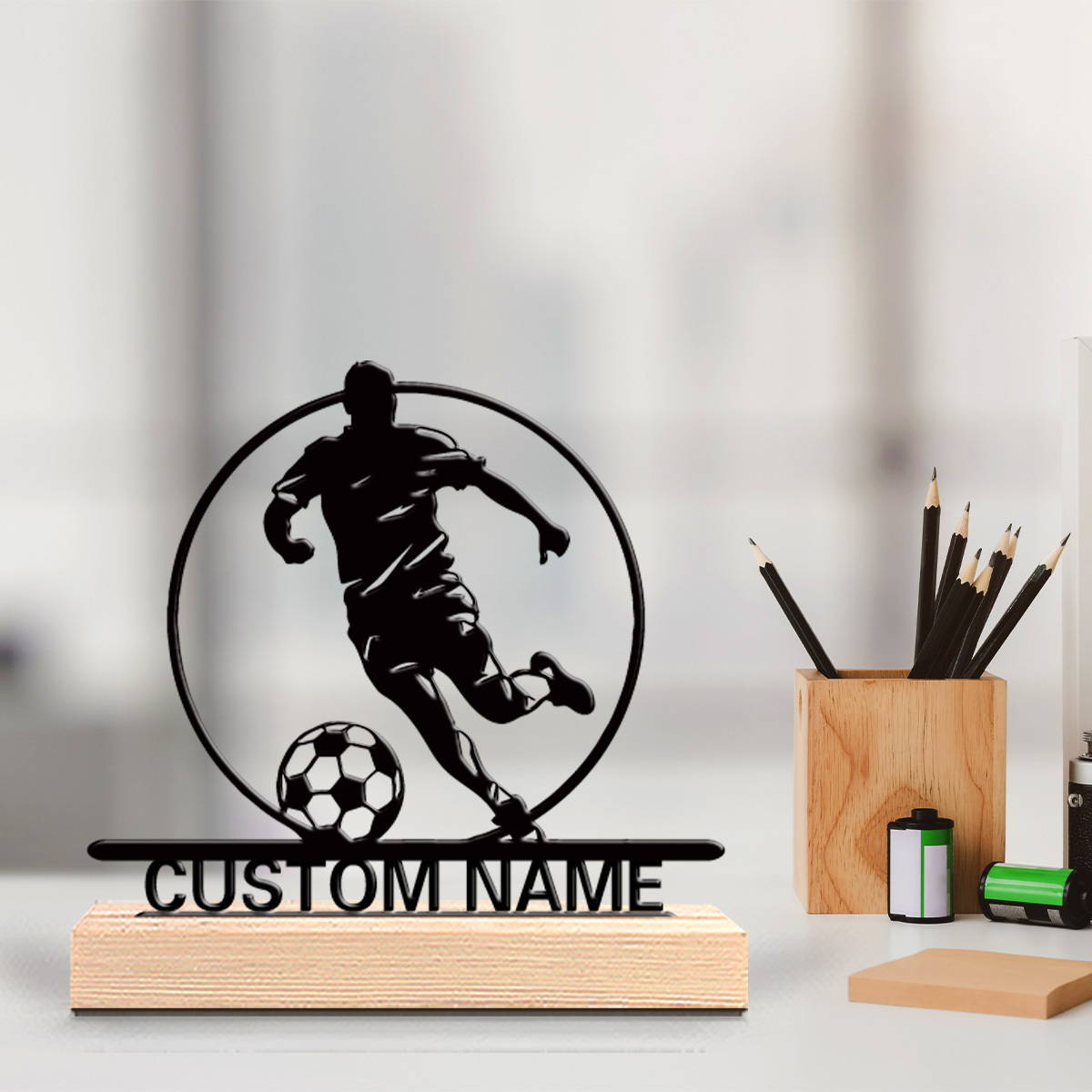 Custom Soccer Player Metal Sta - огляд і ціна Office Furniture Brands