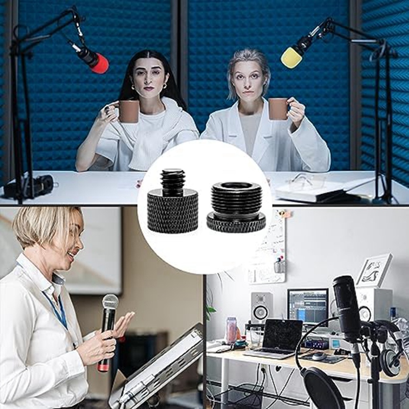 8 PCS Microphone Stand Adapter - огляд і ціна Monitor Stand