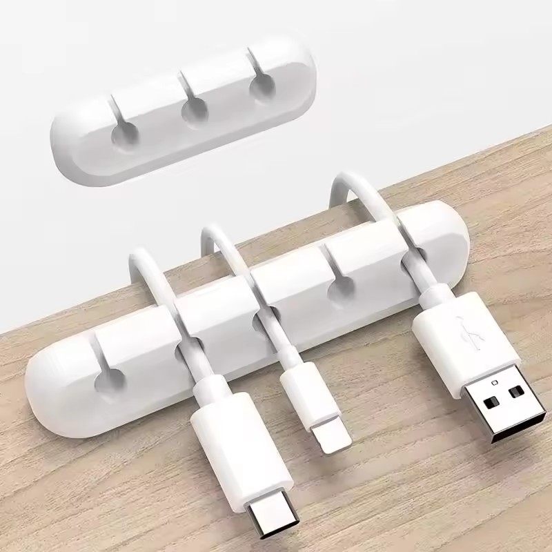 Silicone USB Cable Clip Winder - огляд і ціна Desk Organizer