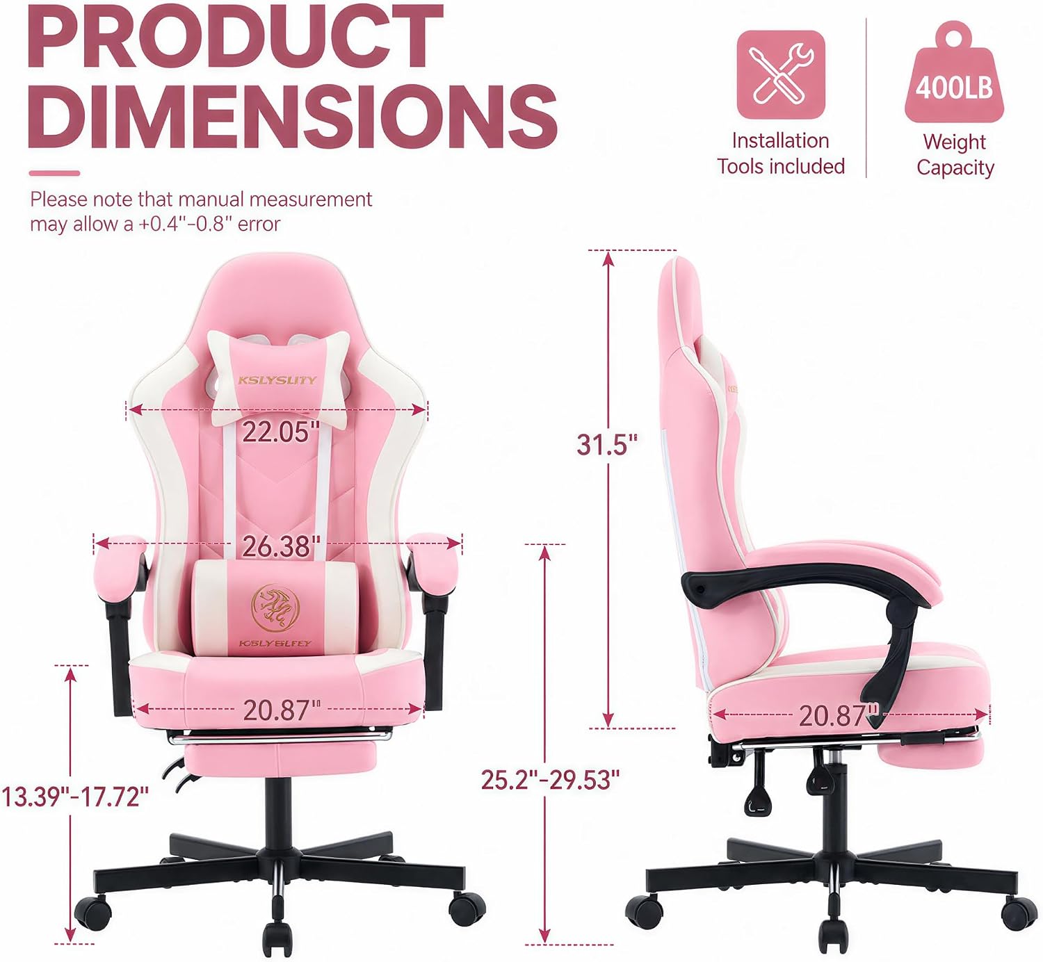 Ergonomic High Back Gaming Cha - огляд і ціна Office Chair Cushion