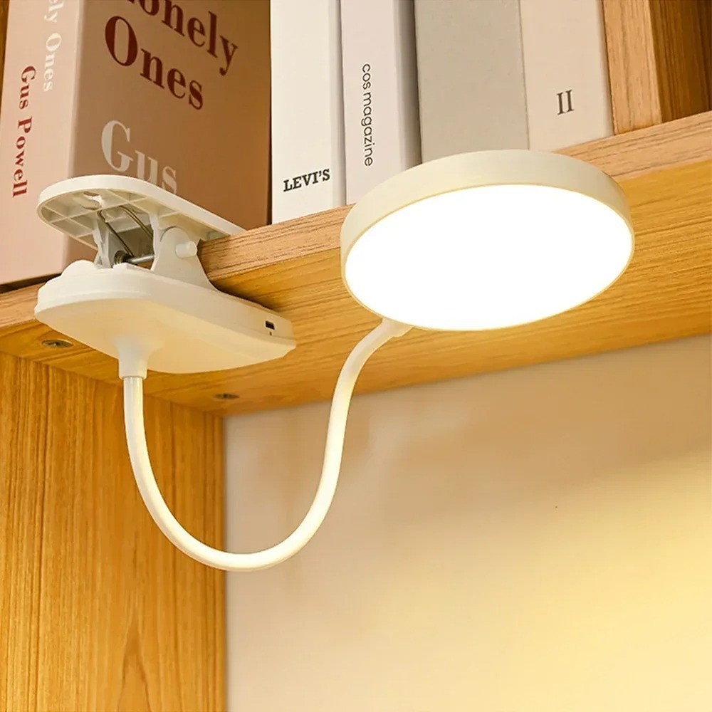 Portable USB Rechargeable Clip - огляд і ціна Desk Lamp