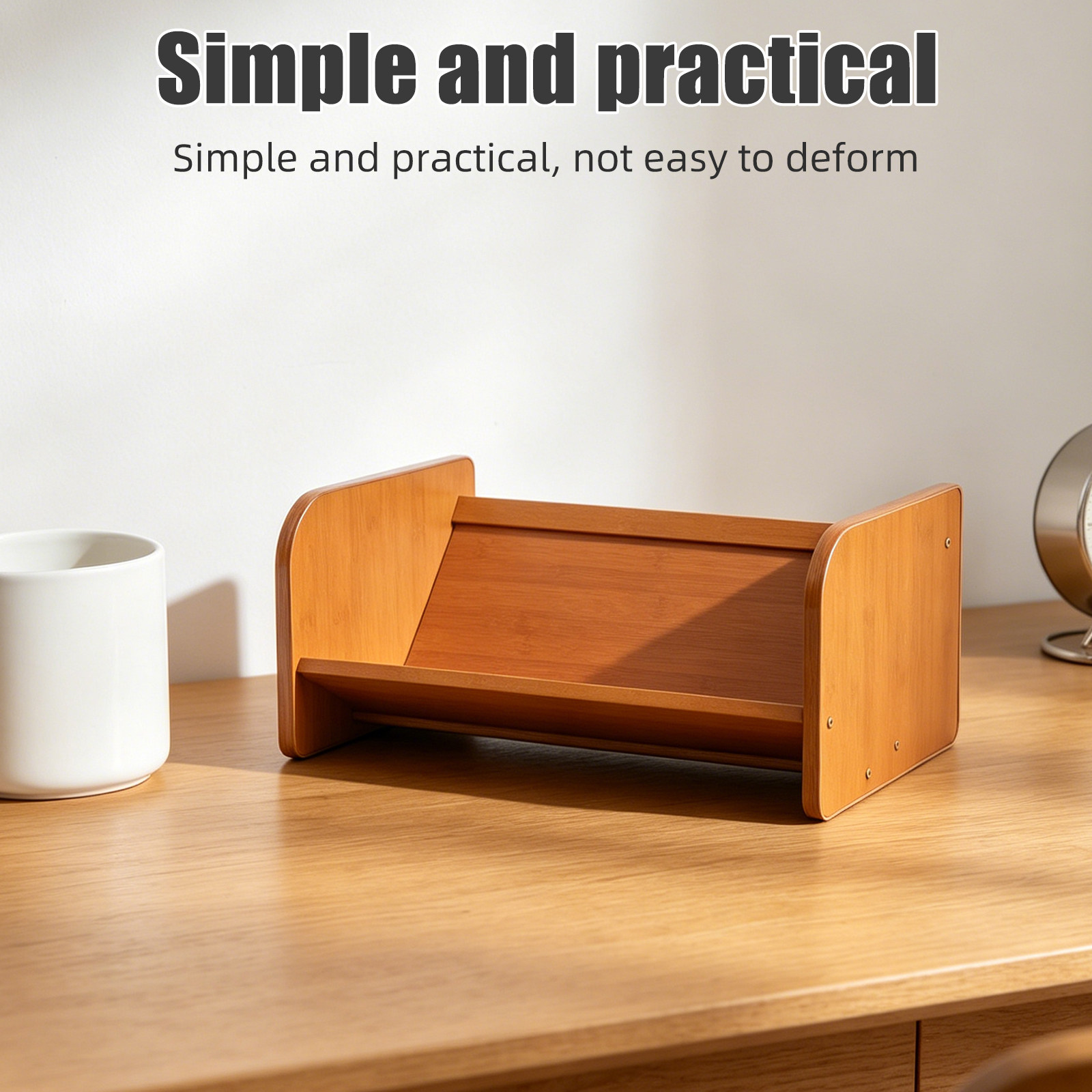 Bamboo Vinyl Record Holder Org - огляд і ціна Desk Organizer