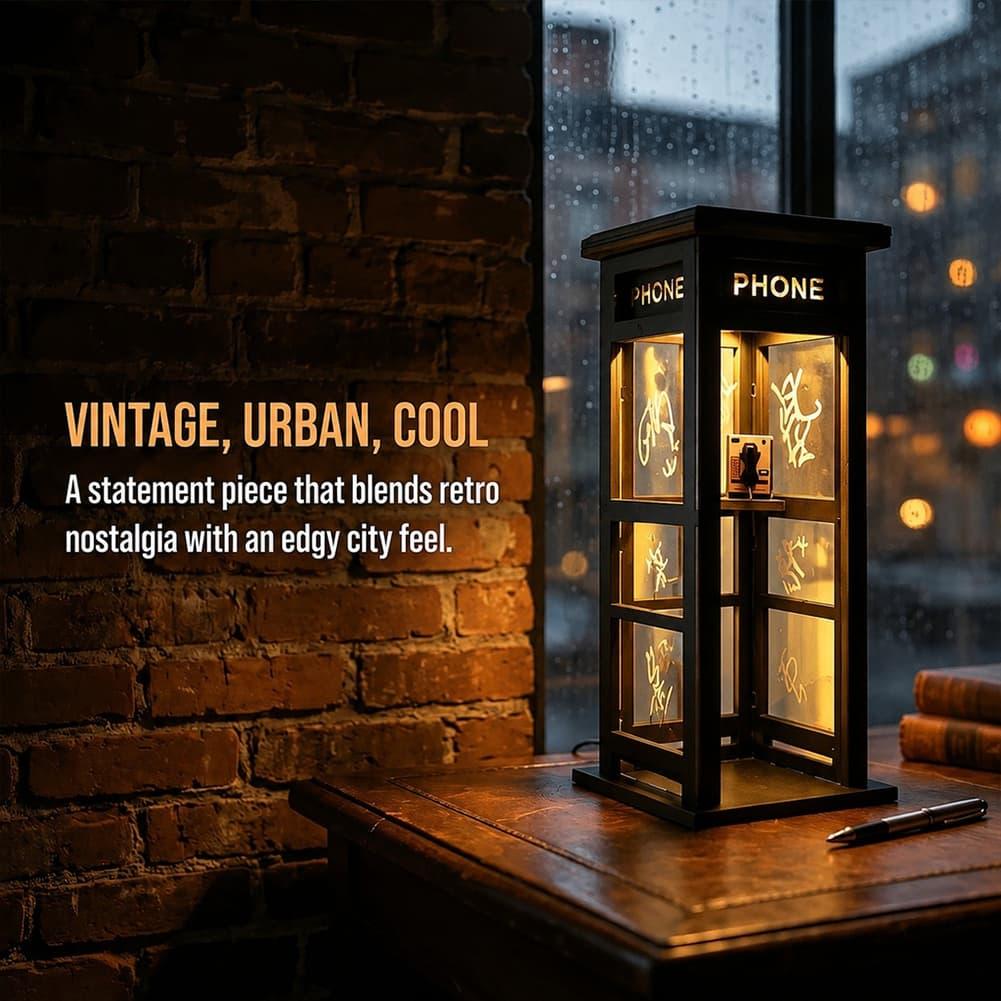 Retro Vintage Phone Booth Nigh - огляд і ціна Office Furniture Brands