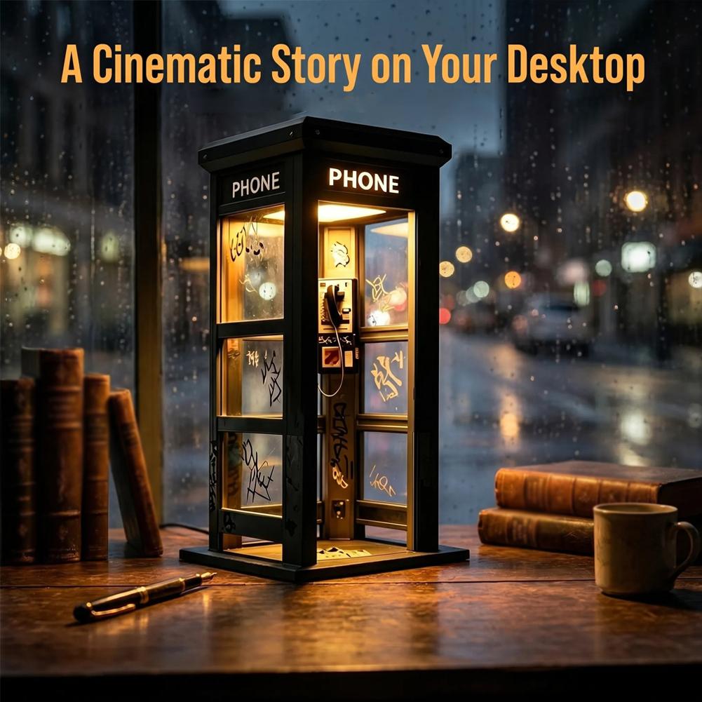Retro Vintage Phone Booth Nigh - огляд і ціна Office Furniture Brands