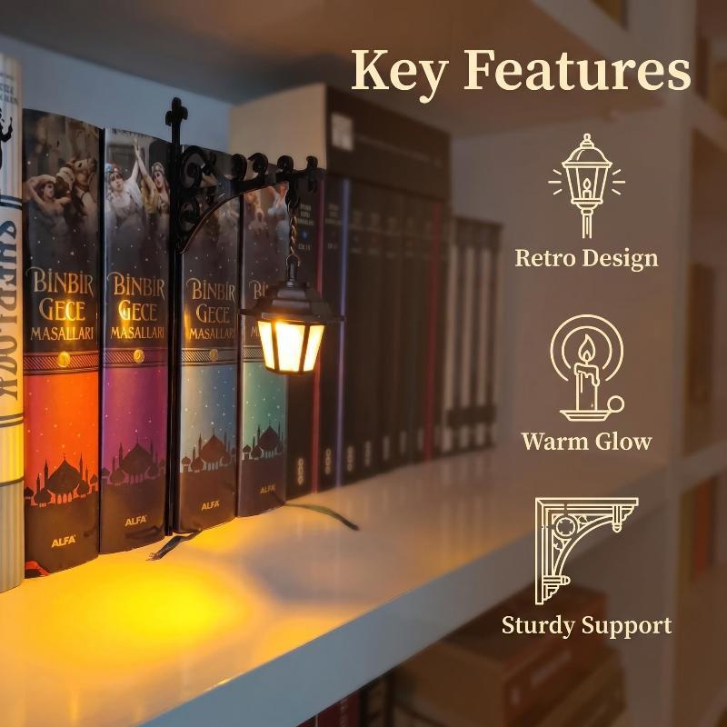 1Pcs Ambient Lighting Vintage  - огляд і ціна Bookshelf