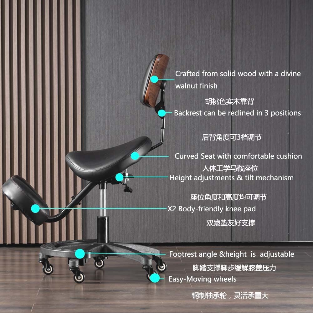 Adjustable Ergonomic Kneeling  - огляд і ціна Office Chair