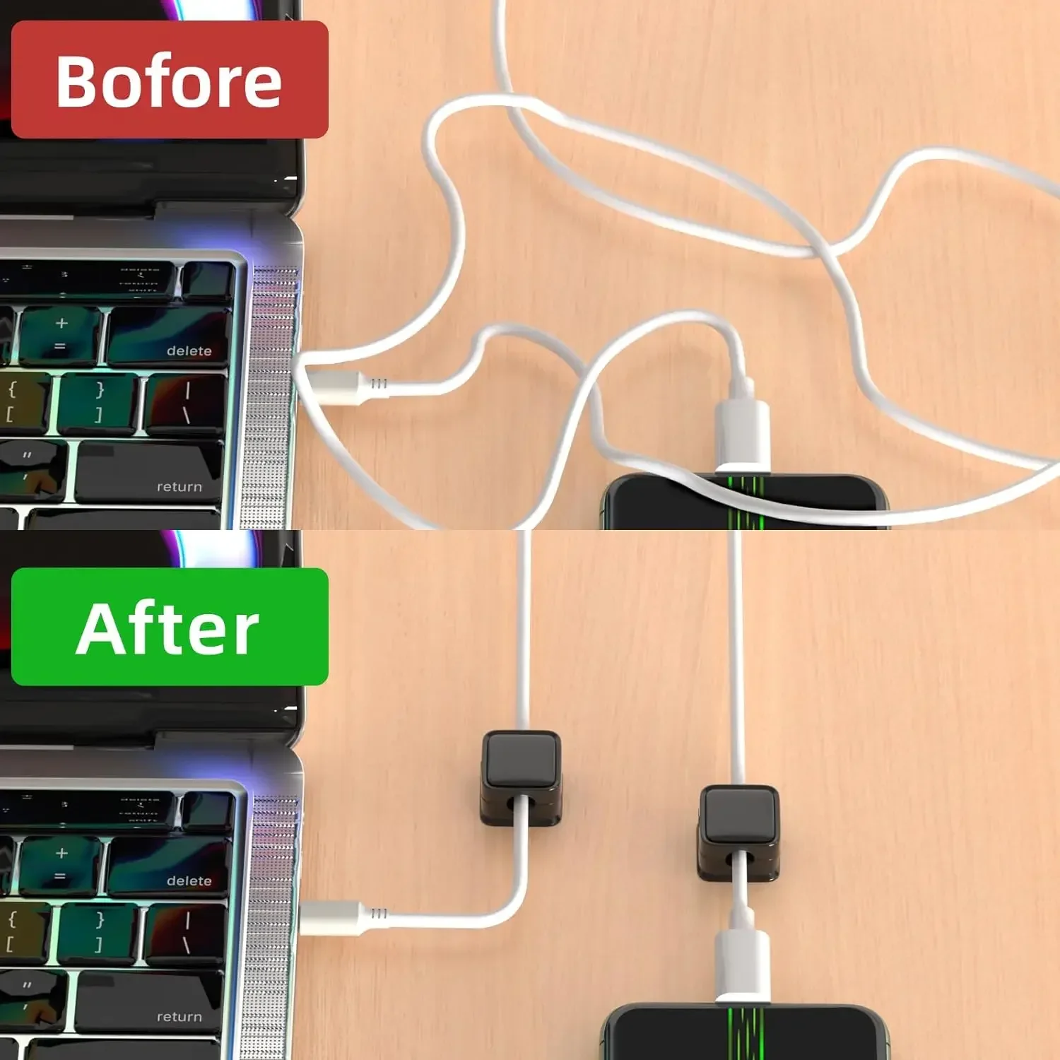Mini Cable Organizer Holder Ma - огляд і ціна Desk Organizer