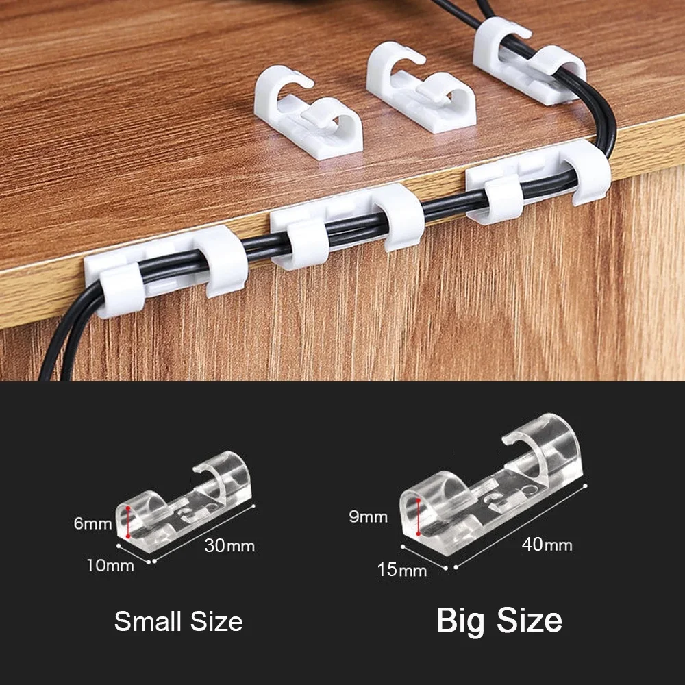Cable Clips Organizer Drop Wir - огляд і ціна Desk Organizer